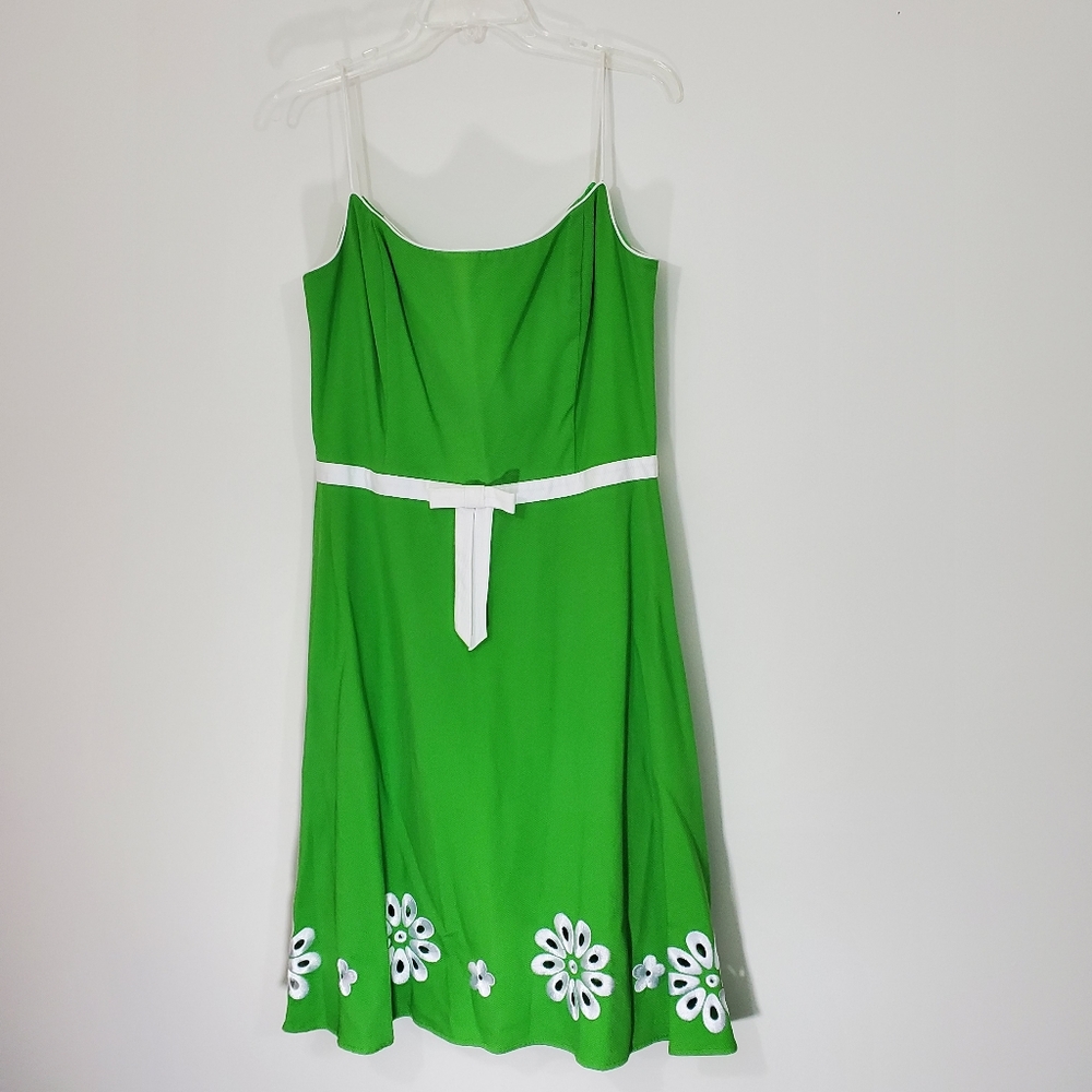 Jessica Howard Green Spaghetti Strap dress, Size 14